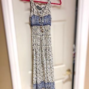 SPAGHETTI STRAP MIDI DRESS